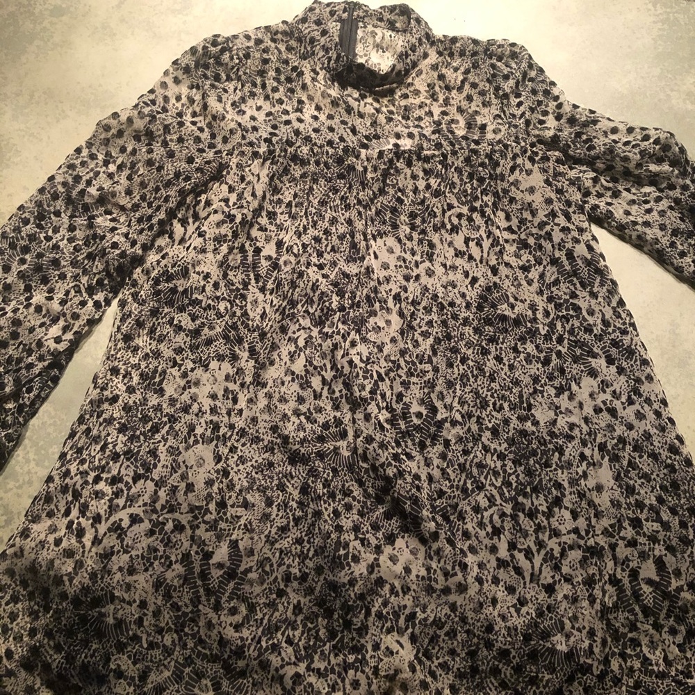 Spotted black dress from Line & Dot.